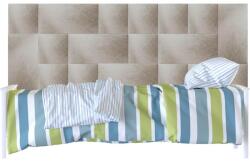 Kerma Design Szürke színű modern textil falvédő-16 (200x75 cm) Kerma falpenelekből