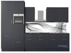  Wallplex falburkoló konyhapanel Fekete hullám - kerma - 57 990 Ft