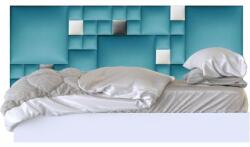 Kerma Design Műbőr falvédő-163 P-37 kék színes faldekoráció (200x75 cm)