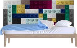 Kerma Design KERMA Cubes színes építőkockás modern textil falvédő 200×75 cm