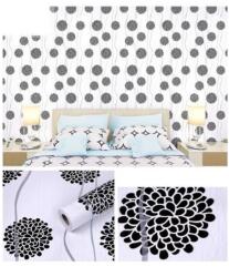  Beltéri öntapadós fólia 3033 virág 45 cm x 10 m öntapadós tapéta, virágos minta