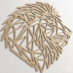  Fali dekoráció, oroszlán , 47, 5x47, 5 cm, 3 mm HDF - Sonoma tölgy színű fa falburkolat FPD-8