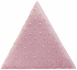  KERMA Triangle-1 falpanel minky textil gyermek falburkolat, több színben - Dusty baby pink minkyg4