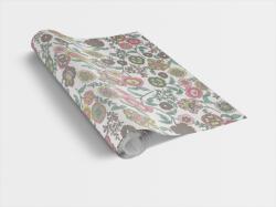  Gekkofix FLEUR WHITE / fehér pasztell színes virágos 45cm x 15m öntapadós tapéta