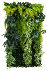  GD140 50x100 cm prémium egyedi kézzel készített élethű műanyag növényfal panel