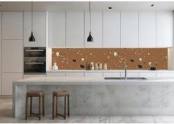  Wallplex PLUS+ falburkoló hőálló konyhapanel Terazzo3, vízálló falburkolat konyhába 60x180 cm