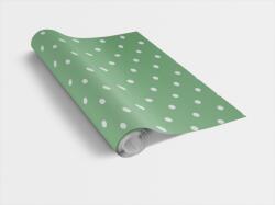  DOTS VINTAGE MINT / zöld vintage pöttyös 45cm x 15m öntapadós tapéta
