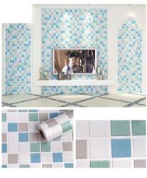  3026 mozaik kék zöld 45 cm x 10 m öntapadós tapéta