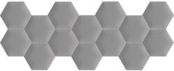 Kerma Design Kerma extra világos szürke színű falvédő hatszög falpanelekből - Inka 802