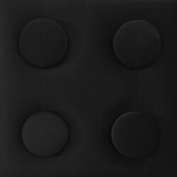 Kerma Design KERMA Cubes építőkocka textil falpanel 25x75 cm fekete- Piano 17