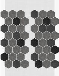 AMK - szürke méhsejt mintás falburkolat HC-241 hexagon falpanel 122 cm x 85 cm