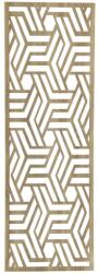  Fali dekorpanel, architektura, 50x150 cm, 3 mm HDF - FP8 fa Sonoma tölgy falburkolat