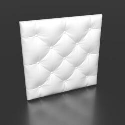  PODUSZKI párna fehér festhető polisztirol falburkoló panel (50x50cm), beltéri burkolat