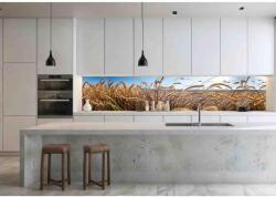  Wallplex PLUS+ falburkoló hőálló konyhapanel Grass, vízálló falburkolat konyhába 60x240 cm