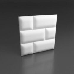  PILLOW párna festhető fehér polisztirol falpanel (50x50cm), dekor burkolat