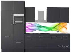  Wallplex falburkoló konyhapanel Színes hullám - kerma - 44 990 Ft