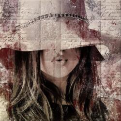 Kerma Design Kalapban KERMA-34 nyomtatott műbőr falikép