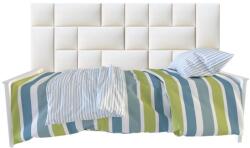 Kerma Design Műbőr falvédő-1 fehér modern falvédő faldekoráció (200x75 cm)