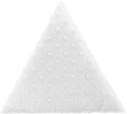  KERMA Triangle-1 falpanel minky textil gyermek falburkolat, több színben - Ekrü minkyg1