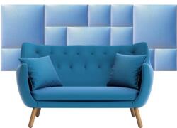 Kerma Design Kék Műbőr falvédő-58 faldekoráció szobába (200x75 cm)