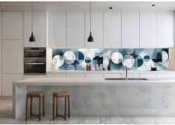  Wallplex PLUS+ falburkoló hőálló konyhapanel Geometric, vízálló falburkolat konyhába 60x120 cm