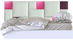 Kerma Design Műbőr falvédő-118 V-38 lila fehér dekor faldekoráció (200x75 cm)