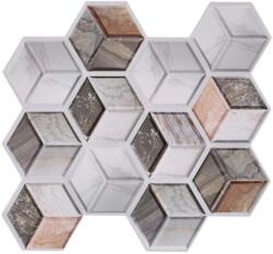 Öntapadós szivacsos térbeli kocka 3D falpanel 30x30 cm (4 db)