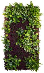  GD123 50x100 cm prémium egyedi kézzel készített élethű műanyag növényfal panel