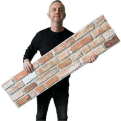 Stikwall 651-015 színes tégla mintás falburkolat (120x30cm) polisztirol alap, tégla hatás, kemény felület, strapabíró