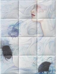 Kerma Design Gabillustrator-7 nő modern kép nyomtatott műbőr falikép