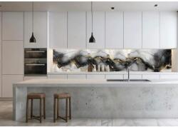  Wallplex PLUS+ falburkoló hőálló konyhapanel Holdfény Márvány, vízálló falburkolat konyhába 60x120 cm