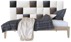 Kerma Design Műbőr falvédő-6 faldekoráció (200x75 cm) fehér, fekete, barna színű falpanelekből