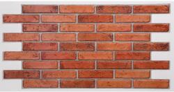 Flexwall PVC Falpanelek FLEXWALL PVC falpanel Brick Natural tégla vörös tégla színben 97x49 cm, téglamintás