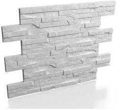  STONE MILD kő fehér festhető polisztirol 3d falpanel, kőmintás burkolat