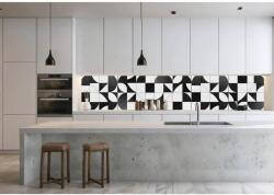  Wallplex PLUS+ falburkoló hőálló konyhapanel Monokróm, vízálló falburkolat konyhába 60x240 cm