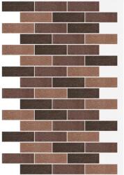 AMK - barna falburkolat MIX-300 téglamintás falpanel 99, 5 cm x 125 cm