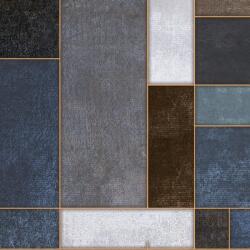  Soner törés- és hőálló konyhai hátfal barna kék mozaik mintában 60x240 cm KF1