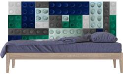 Kerma Design KERMA Cubes építőkockás textil falvédő (200×75 cm)