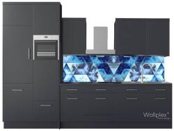  Wallplex falburkoló konyhapanel Kék prizma - kerma - 57 990 Ft
