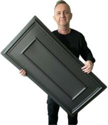  Polisztirol G-Taz Rama fekete 50x100 cm beltéri falpanel, English panel