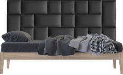 Kerma Design Műbőr falvédő-189 sötét színű fekete panel faldekoráció (200x75 cm)