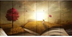 Kerma Design Álmok KERMA-85 modern táj fa nyomtatott műbőr falikép