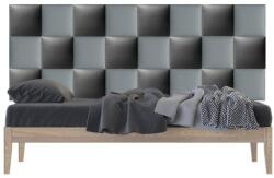 Kerma Design KERMA Extra szürke modern műbőr dekor falvédő-17 200×75 cm