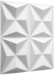 Wallart Europe B. V Wallart Cullinans - Konkáv négyszög modern 3D környezetbarát falpanel, festhető 50x50 cm