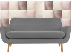 Kerma Design Fehér színű modern textil falvédő-14 (200x75 cm) rózsaszín árnyalatokkal