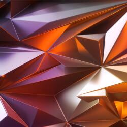  Soner törés- és hőálló konyhai hátfal absztrakt 3D hatású mintában 60x240 KF3