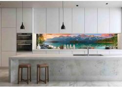  Wallplex PLUS+ falburkoló hőálló konyhapanel Napsütötte Táj, vízálló falburkolat konyhába 60x120 cm