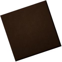  KERMA falpanel 25×25 cm sötét barna színű műbőr falburkolat Melody 345