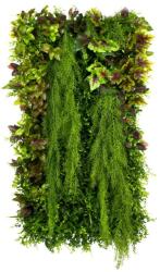  GD142 50x100 cm prémium egyedi kézzel készített élethű műanyag növényfal panel