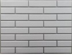 M-Flex PVC dekor falpanel szürke fuga tégla panel-4